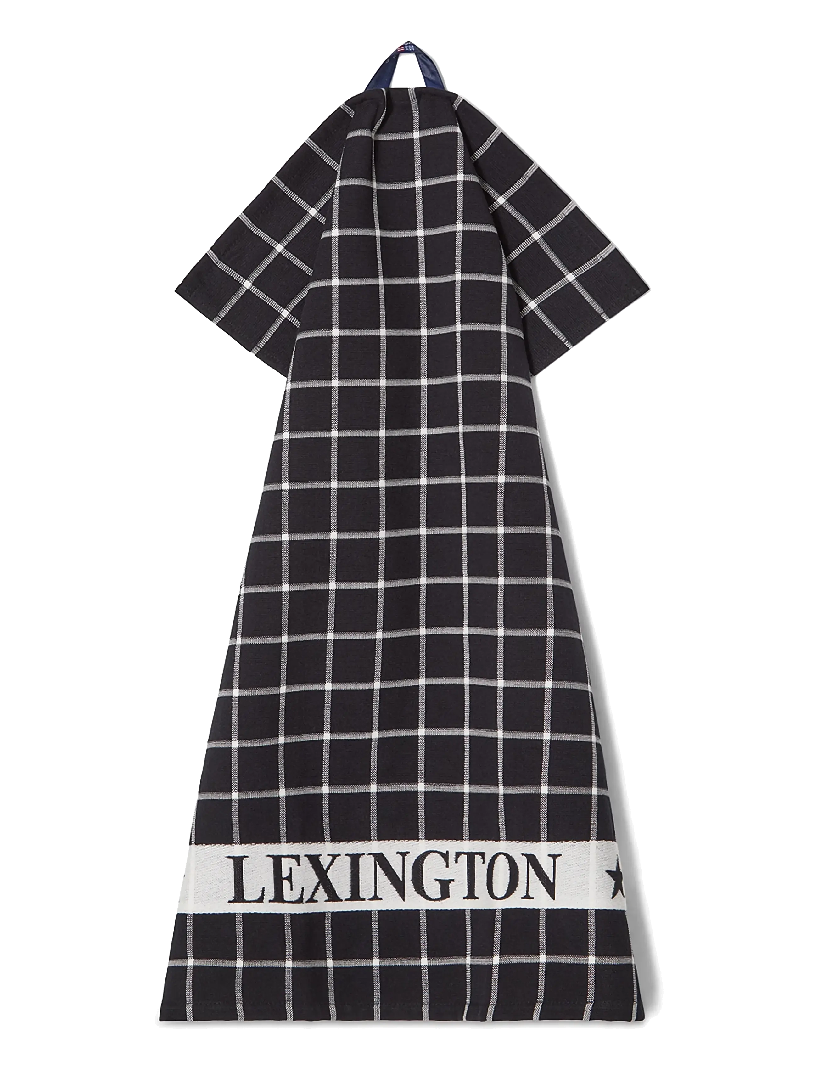 Lexington Home - Lexington Org Cotton Terry Kitchen Towel - küchenhandtücher - black/white - 1