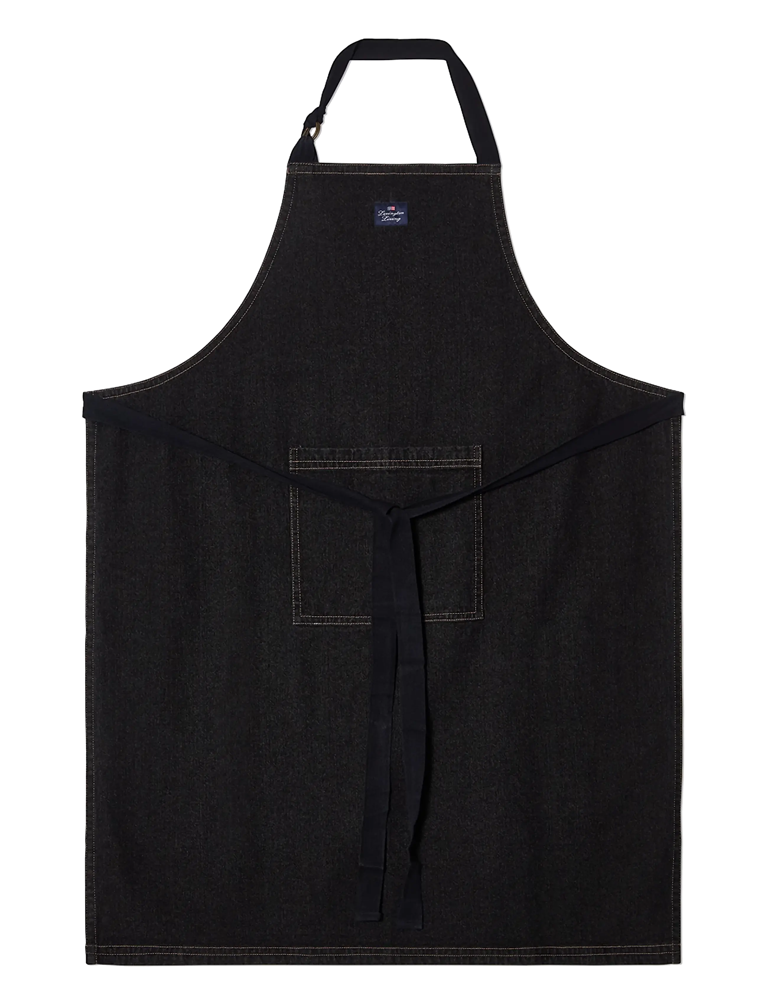 Lexington Home Black Denim Org Cotton Apron - Textilien - BLACK / black