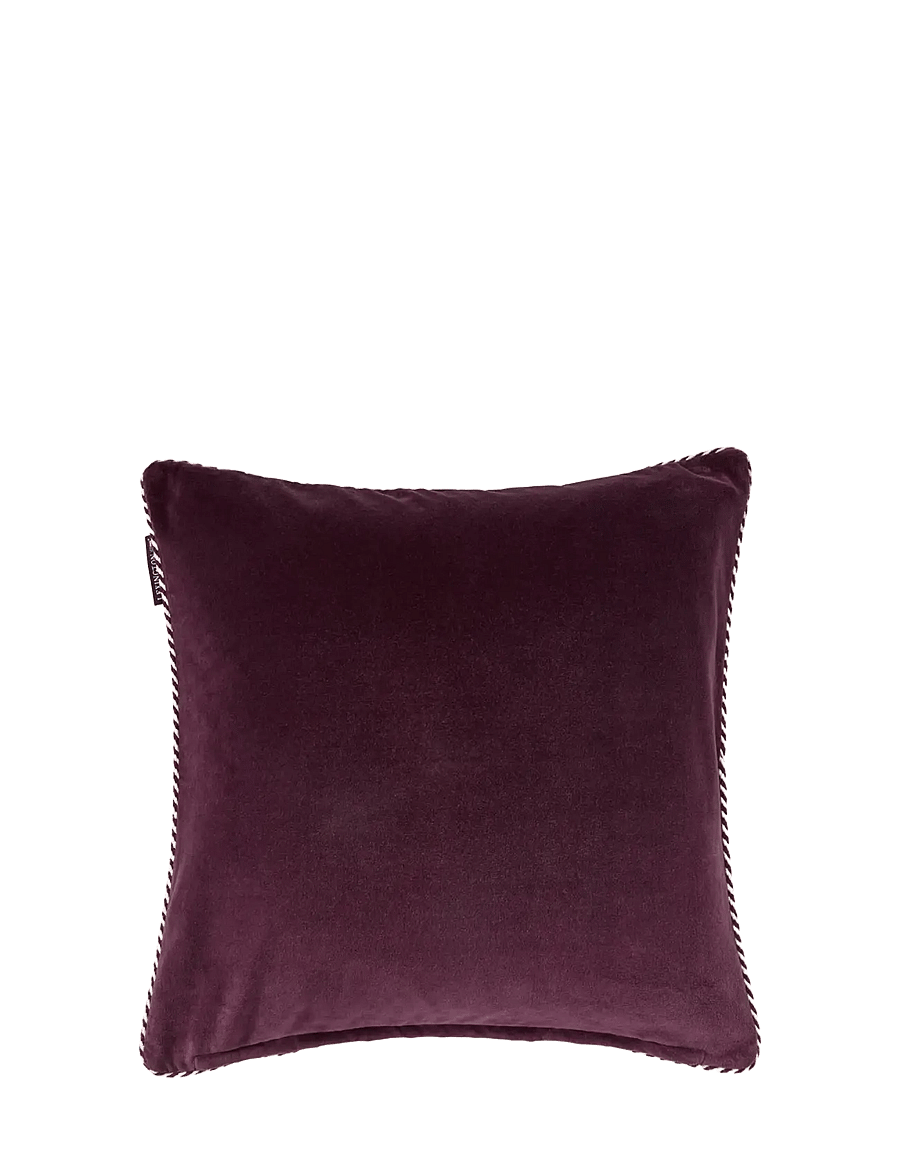 Lexington Home - Library Organic Cotton Velvet Pillow Cover - kissenbezüge - fig/lt beige - 2