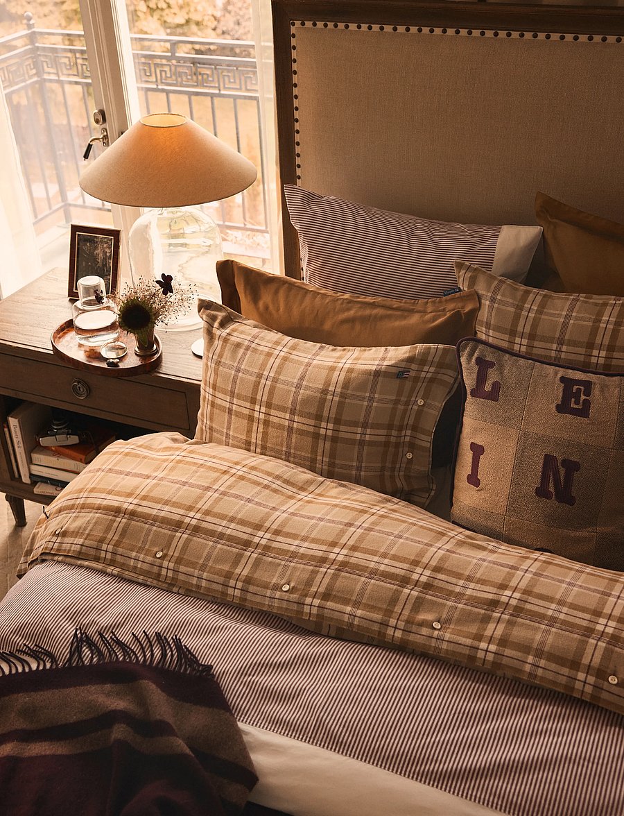 Lexington Home - Fringe Organic Cotton Velvet Pillow Cover - kissenbezüge - fudge - 0