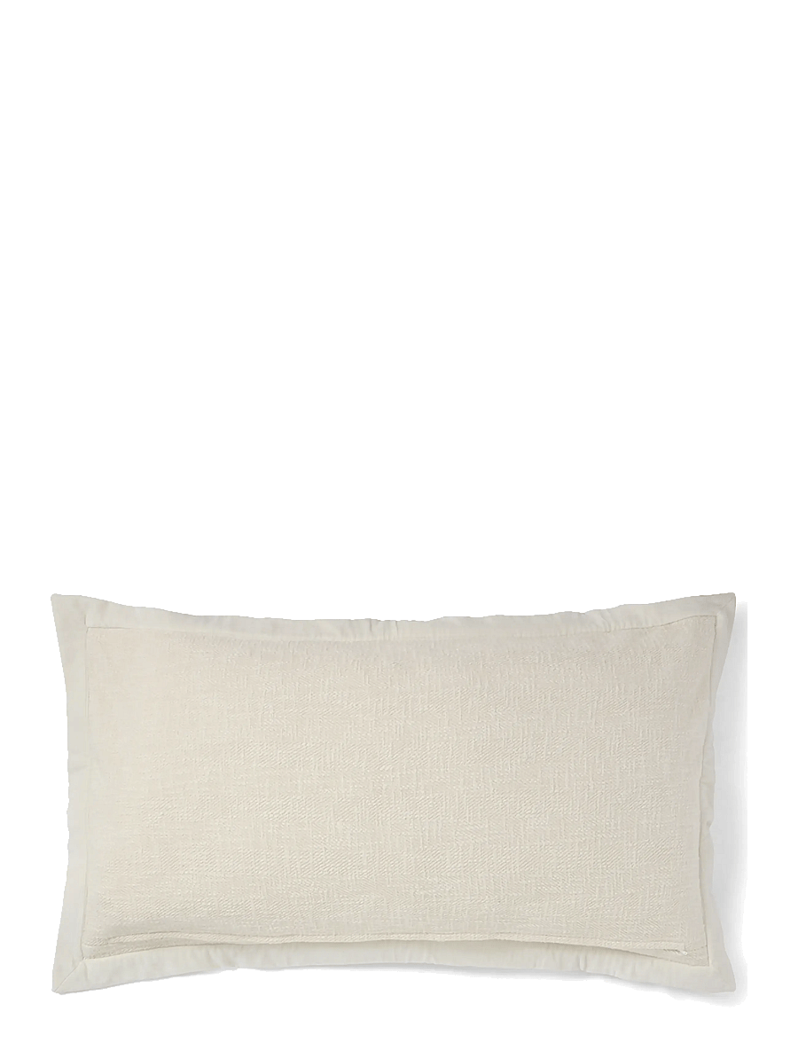 Lexington Home - Herringbone Organic Cotton 90x50 Pillow Cover - padjakatted - lt beige - 1