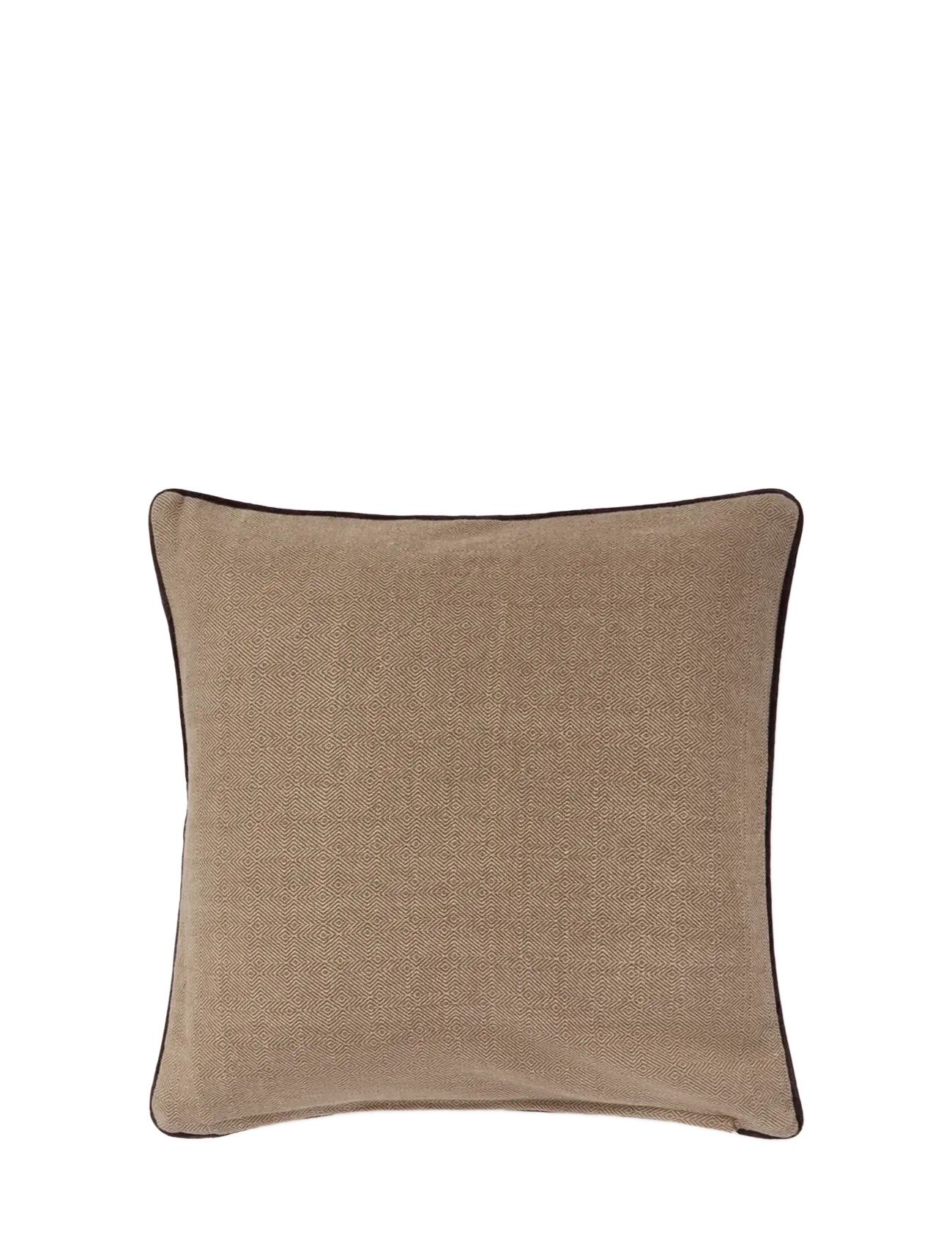 Lexington Home - Boston Club Organic Cotton Tweed Pillow Cover - pudebetræk - beige/brown - 1