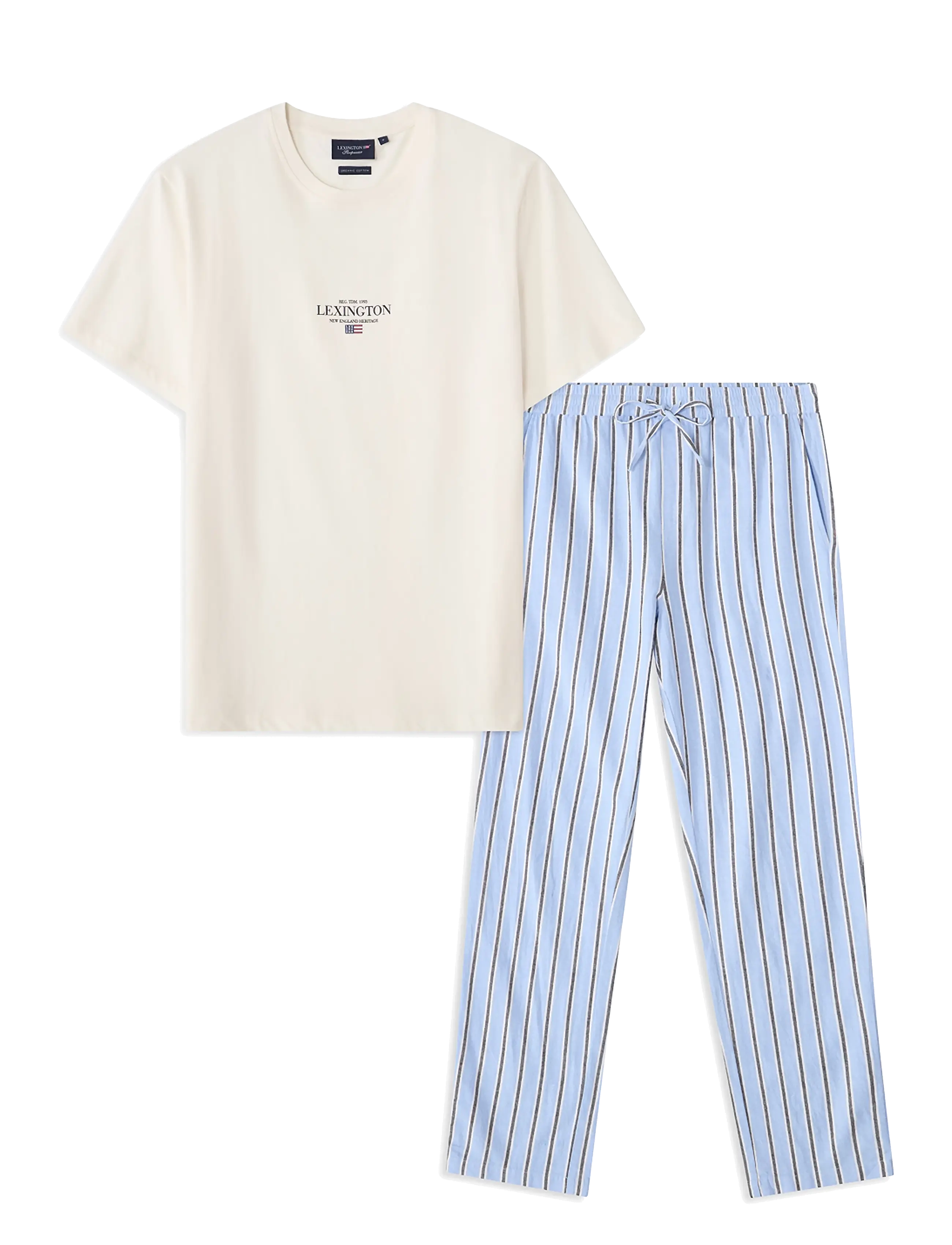 Lexington Home Pajama Set - Nattøj sæt - BLUE/WHITE STRIPE / multi
