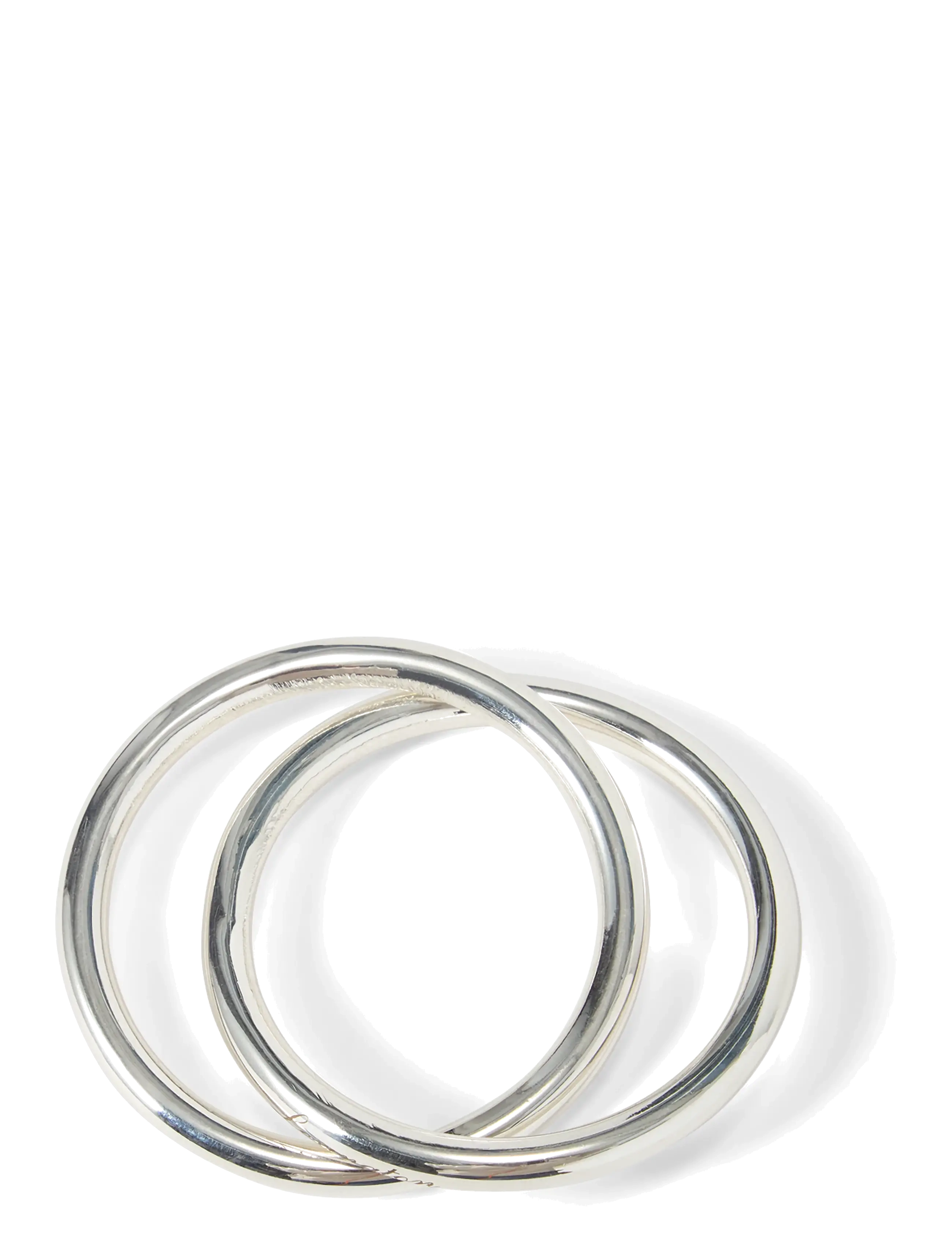 Lexington Home - Brass Double-ring Napkin Ring - servettringar & servettställ - silver - 1