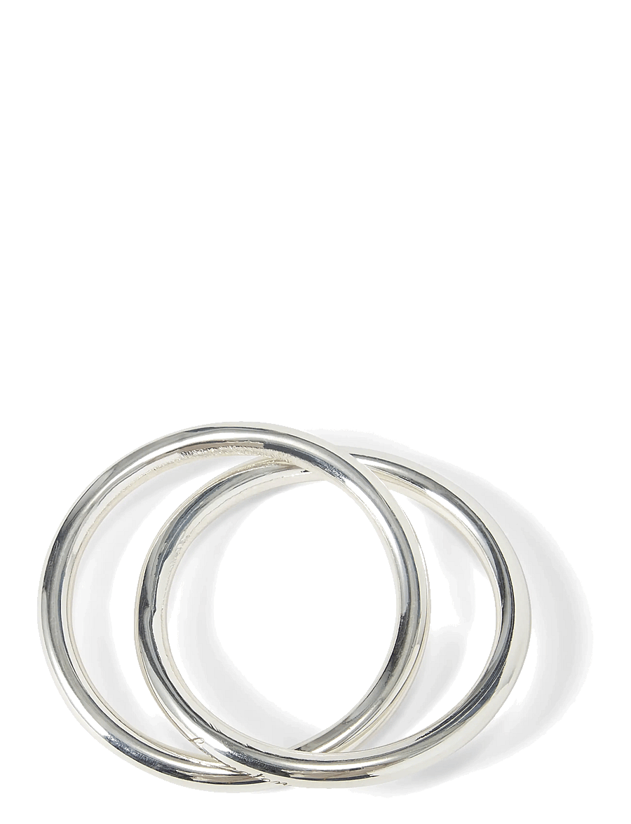 Lexington Home - Brass Double-ring Napkin Ring - serviettenringe- & halter - silver - 1