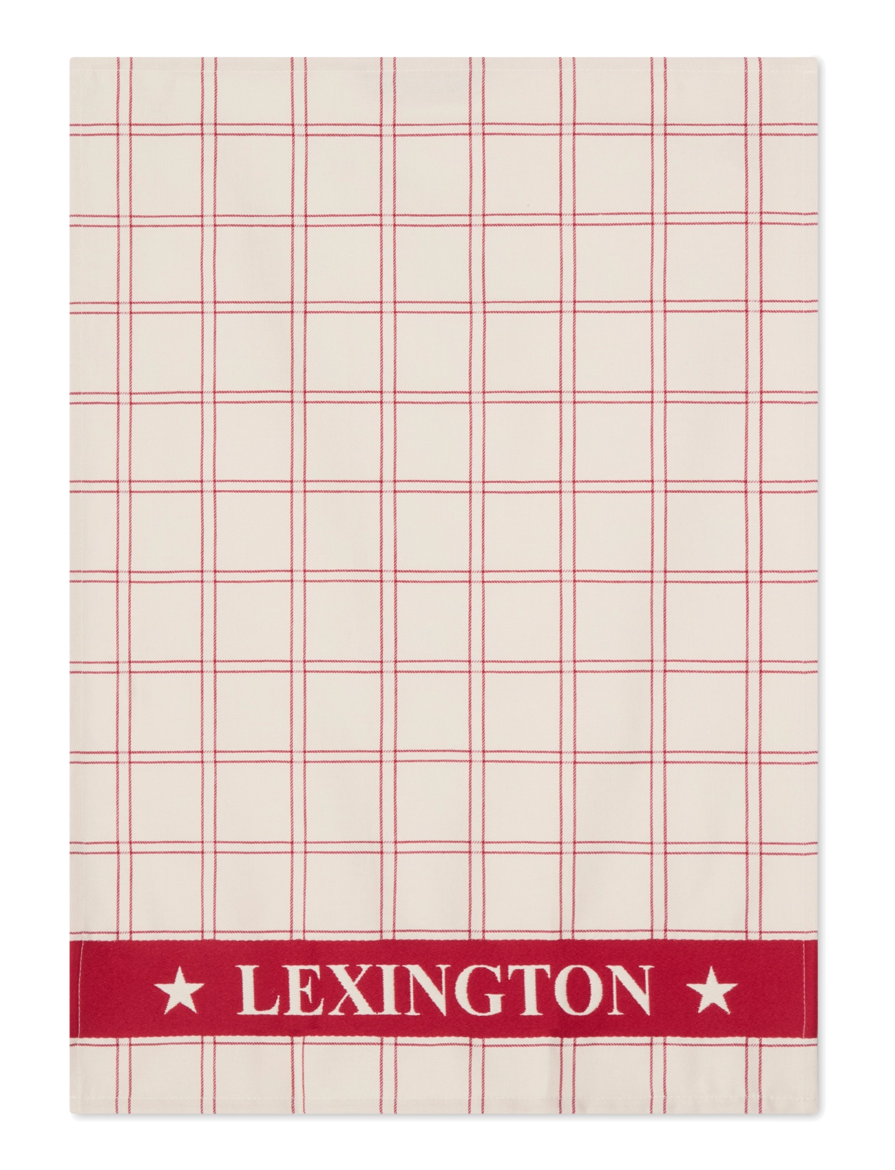 Lexington Home - Cotton Jacquard Kitchen Towel (Set of 2) - red/white - 1