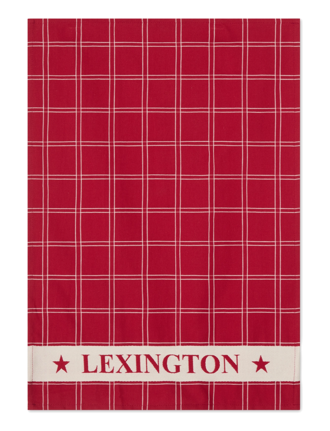 Lexington Home - Cotton Jacquard Kitchen Towel (Set of 2) - red/white - 2