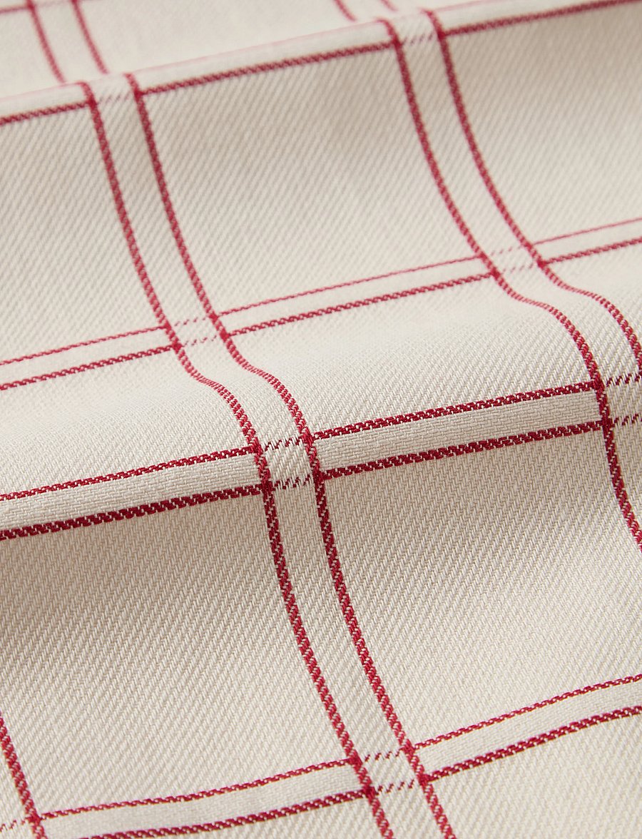 Lexington Home - Cotton Jacquard Kitchen Towel (Set of 2) - red/white - 3