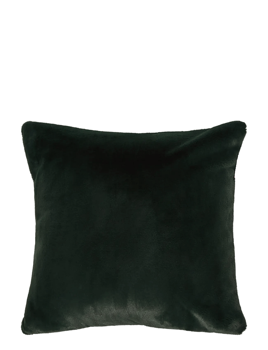 Lexington Home - Green Faux Fur Pillow Cover - weihnachtstextilien - green - 0