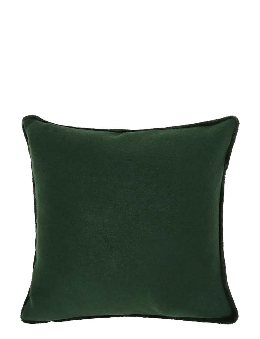 Lexington Home - Green Faux Fur Pillow Cover - weihnachtstextilien - green - 1