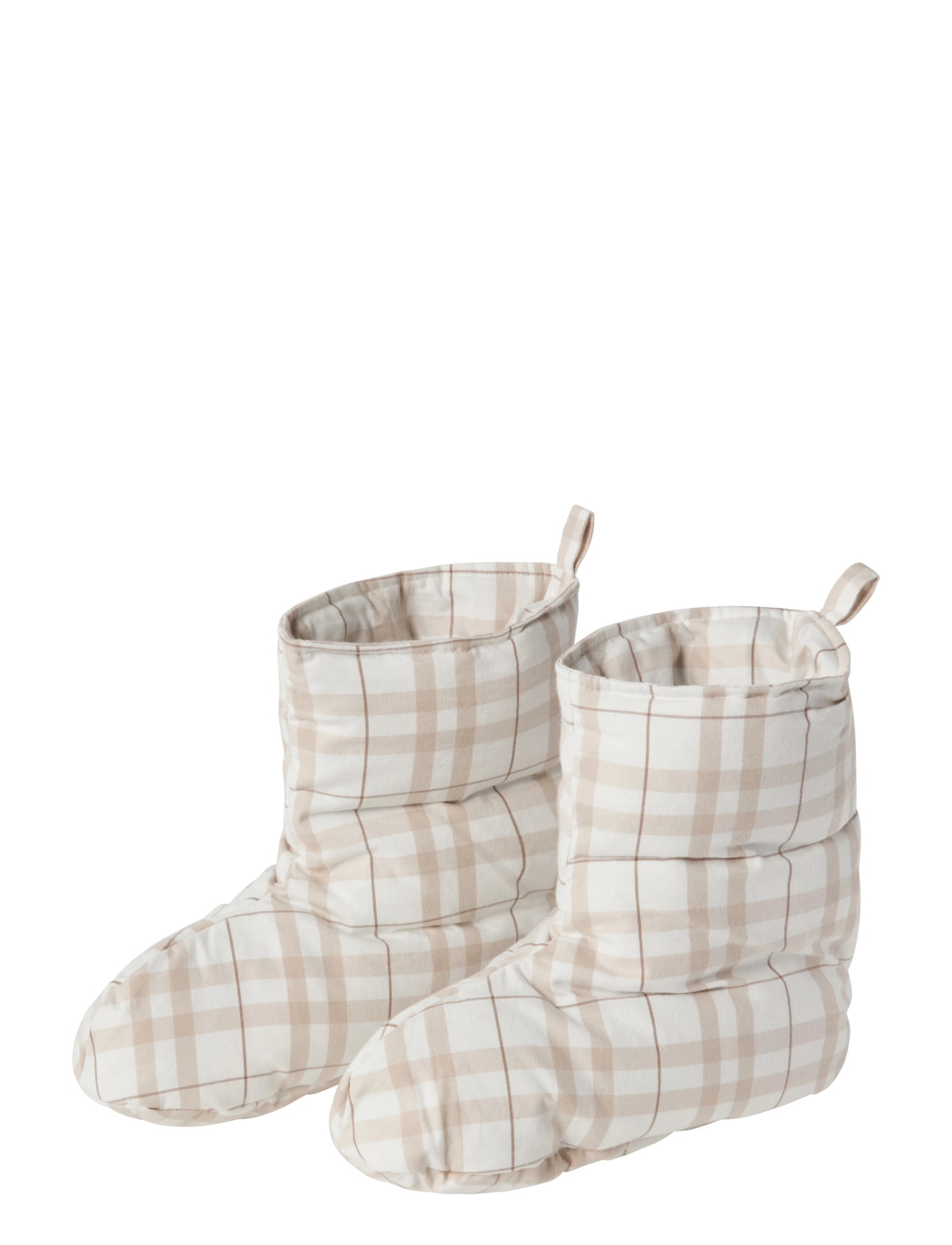 Lexington Home Charlie Re-down Socks - Lexington Clothing - BEIGE/WHITE CHECK / beige