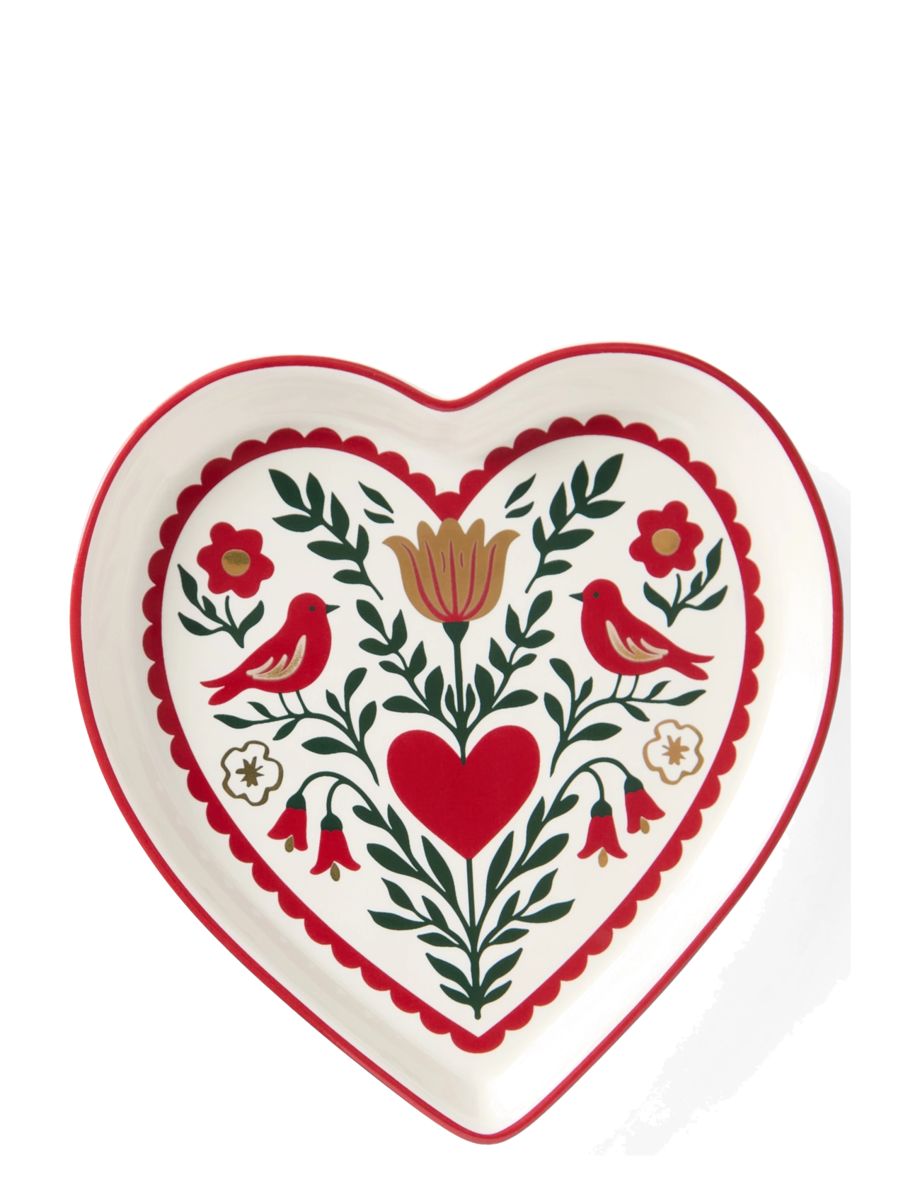 Lexington Home Heart Stoneware Small Dish - Lexington Clothing - MULTI / cream