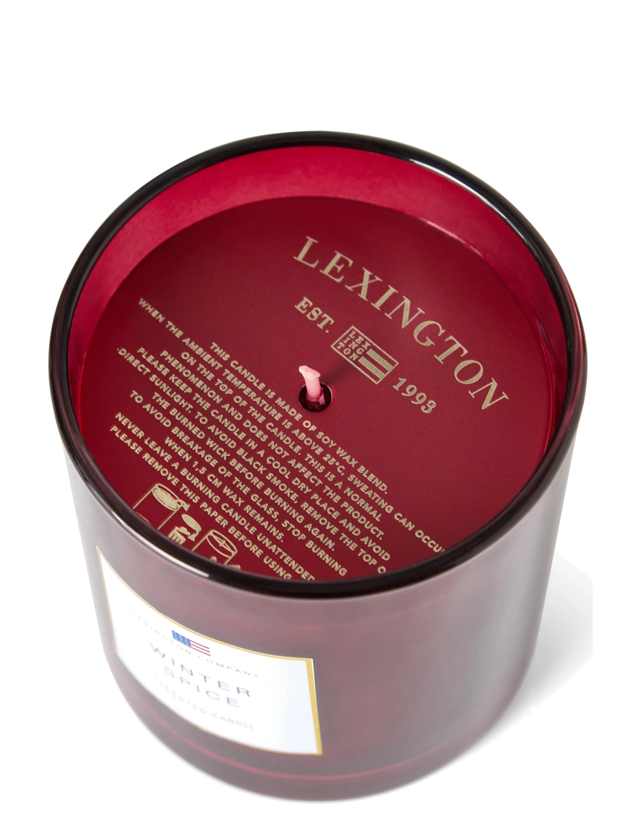 Lexington Home - Winter Spice Scented Candle - red - 1