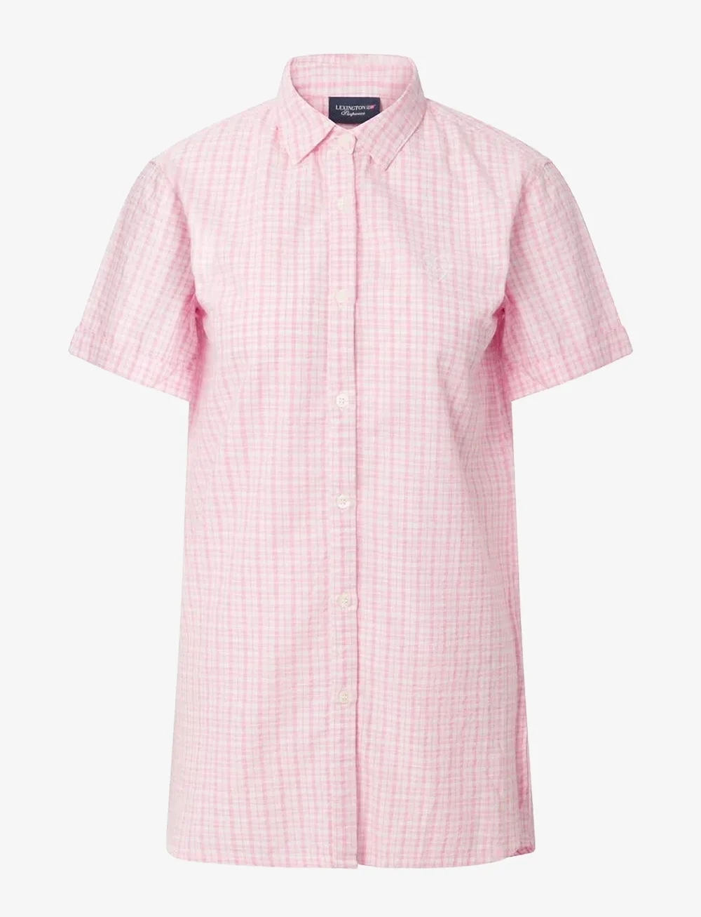 Lexington Home - Lucy Kids Organic Cotton Seersucker Nightshirt - nachthemden - pink/white - 0