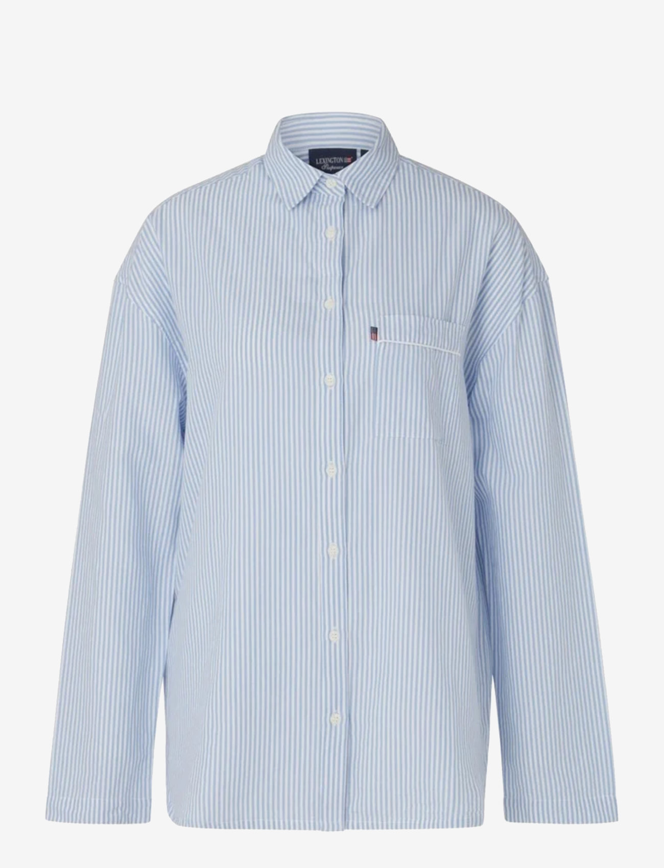 Lexington Home - ICONS Jennifer Organic Cotton Light Oxford Pajama - nach preis einkaufen - blue/white - 1