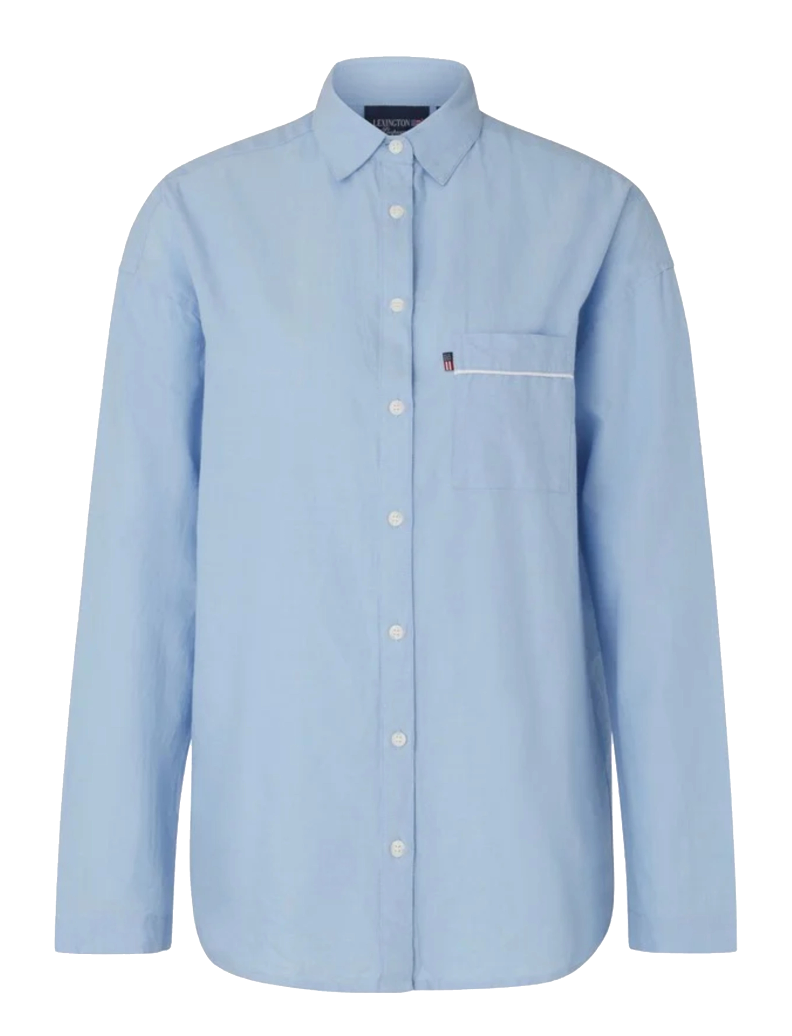Lexington Home ICONS Jennifer Organic Cotton Light Oxford Pajama - Lexington Home - LT. BLUE / blue