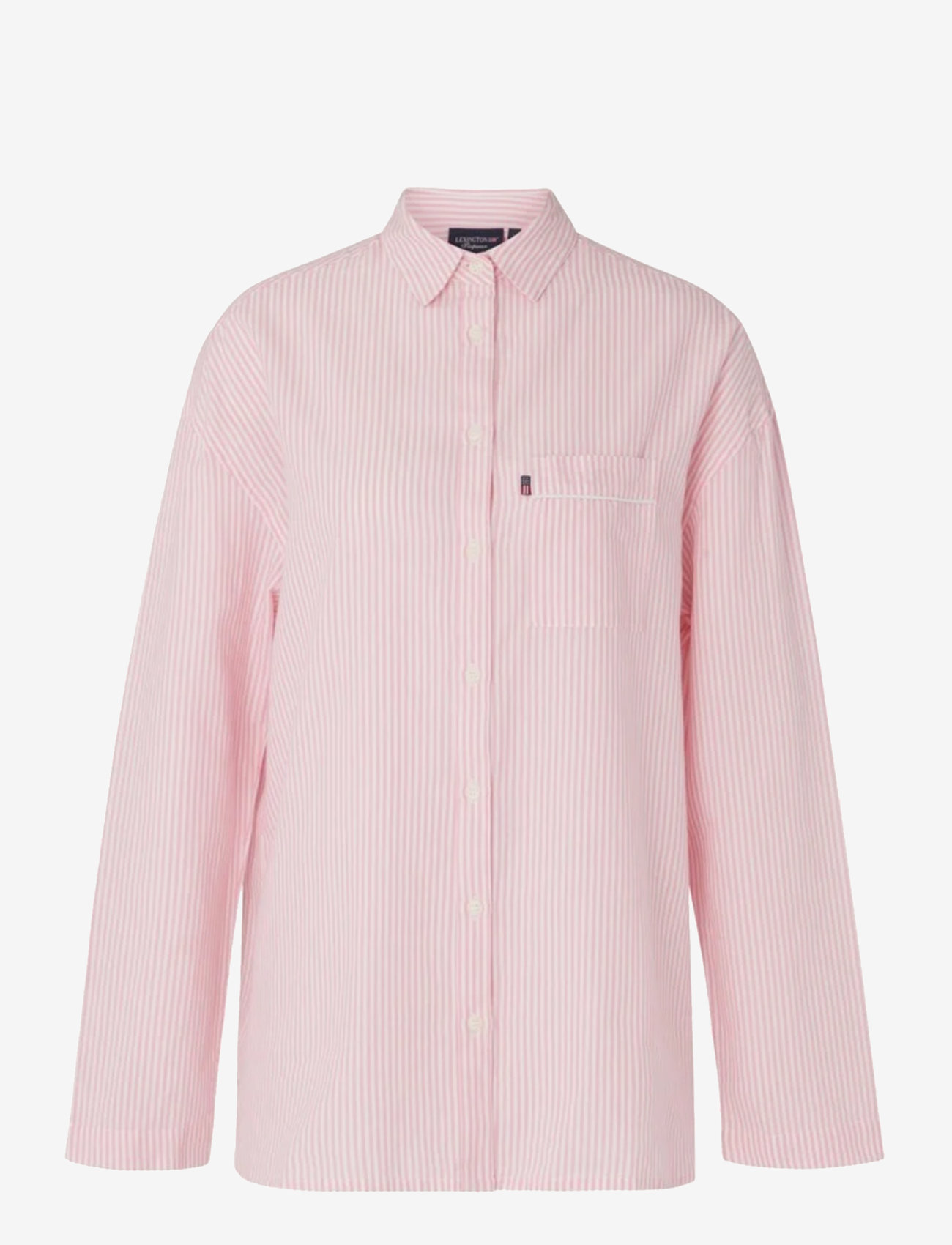 Lexington Home - ICONS Jennifer Organic Cotton Light Oxford Pajama - nach preis einkaufen - pink/white - 1