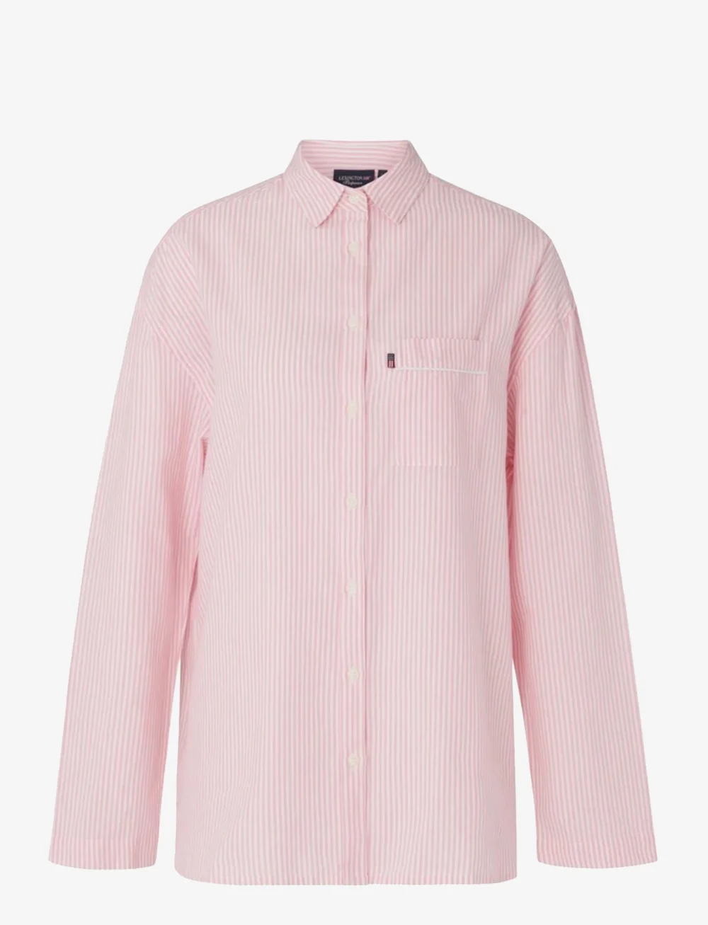 Lexington Home - ICONS Jennifer Organic Cotton Light Oxford Pajama - Über chf100 - pink/white - 1