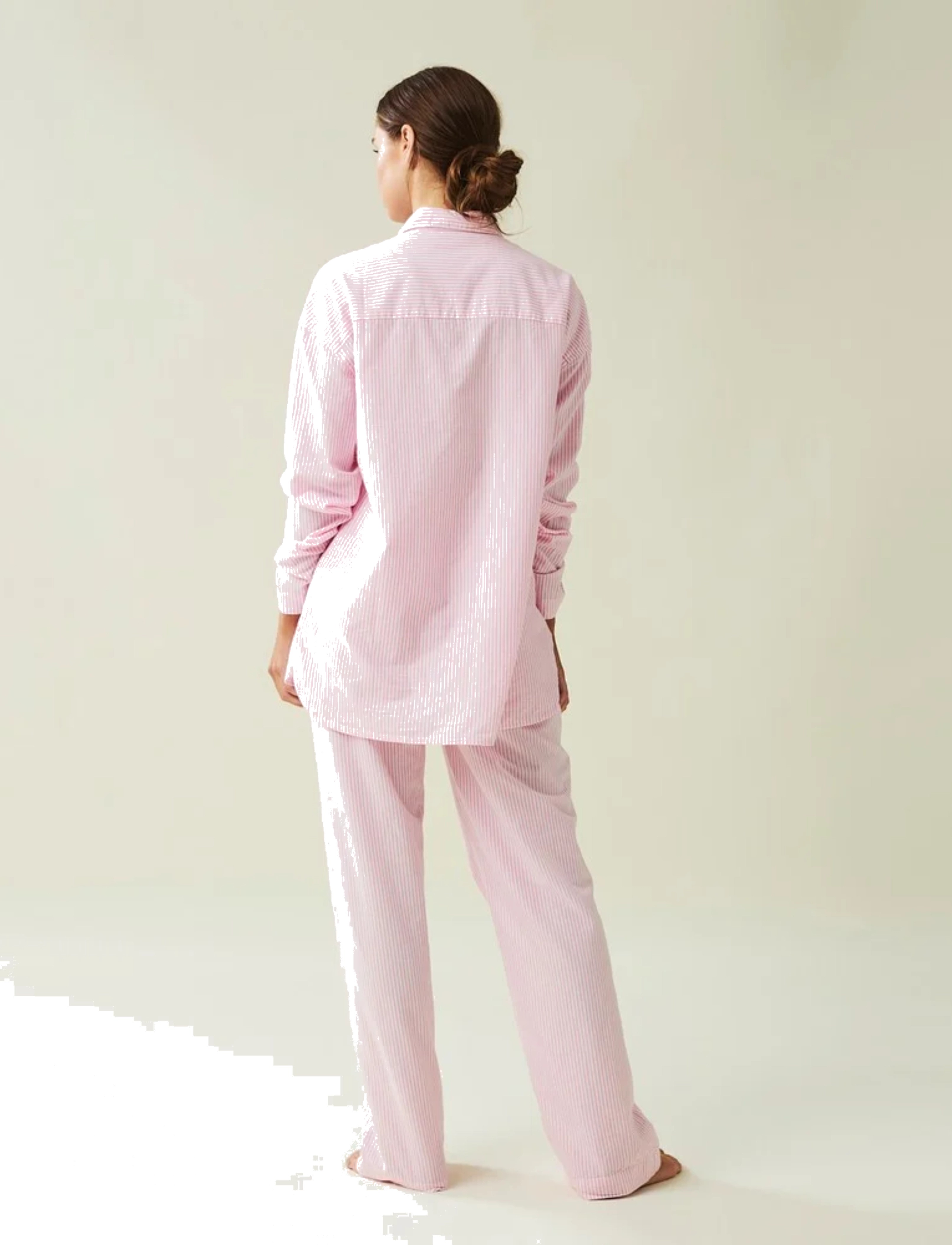 Lexington Home - ICONS Jennifer Organic Cotton Light Oxford Pajama - achat par prix - pink/white - 5