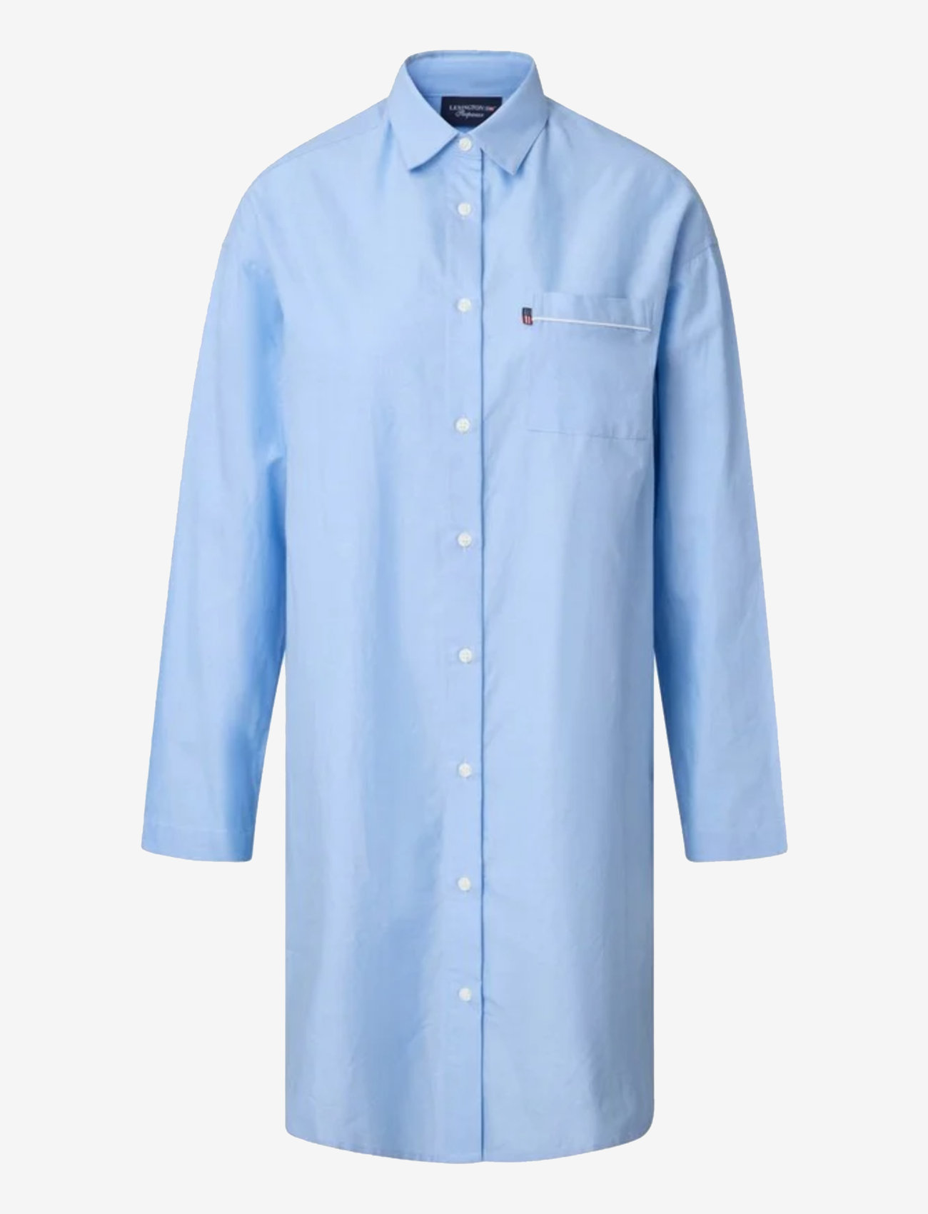 Lexington Home - ICONS Luna Organic Cotton Light Oxford Nightshirt - nach preis einkaufen - lt. blue - 0