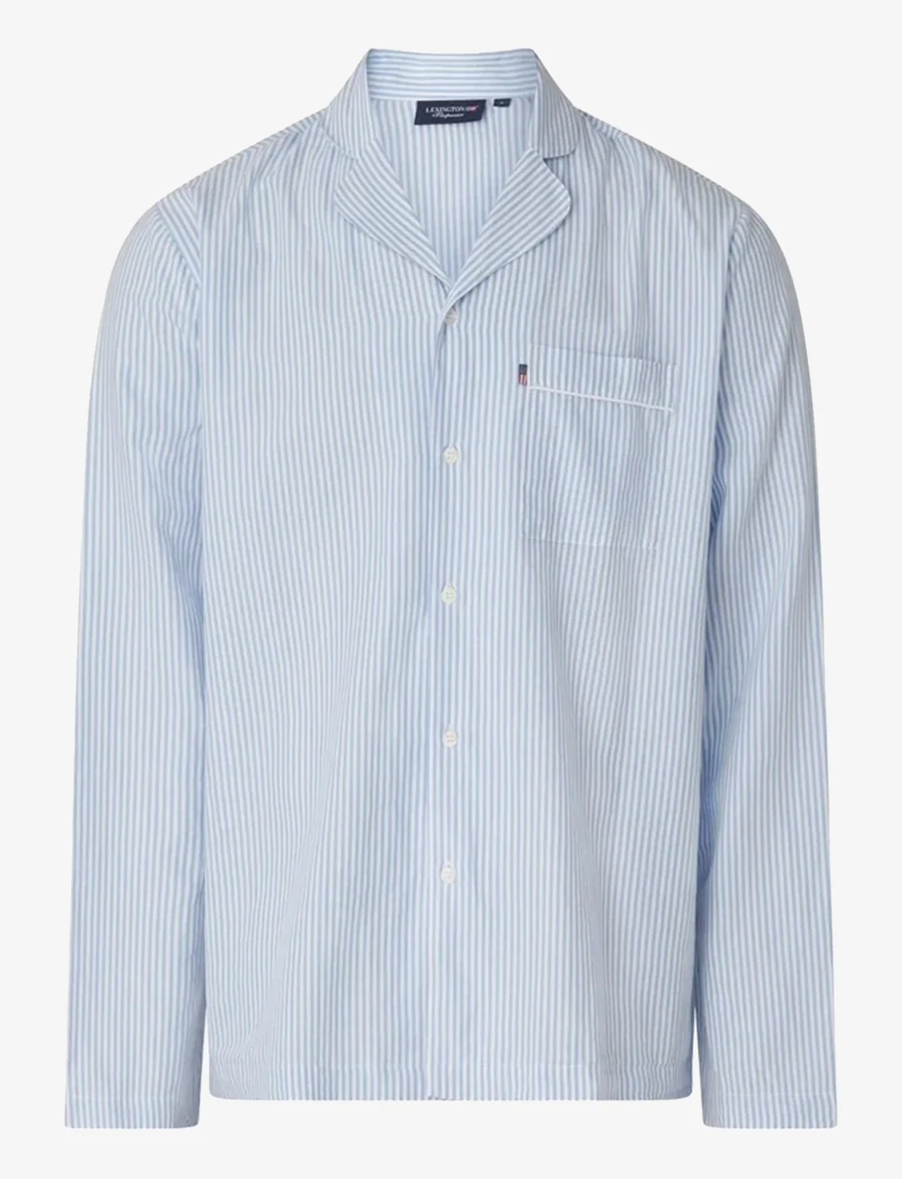 Lexington Home - ICONS Eddie Organic Cotton Light Oxford Pajama - osta hinnan perusteella - blue/white - 1