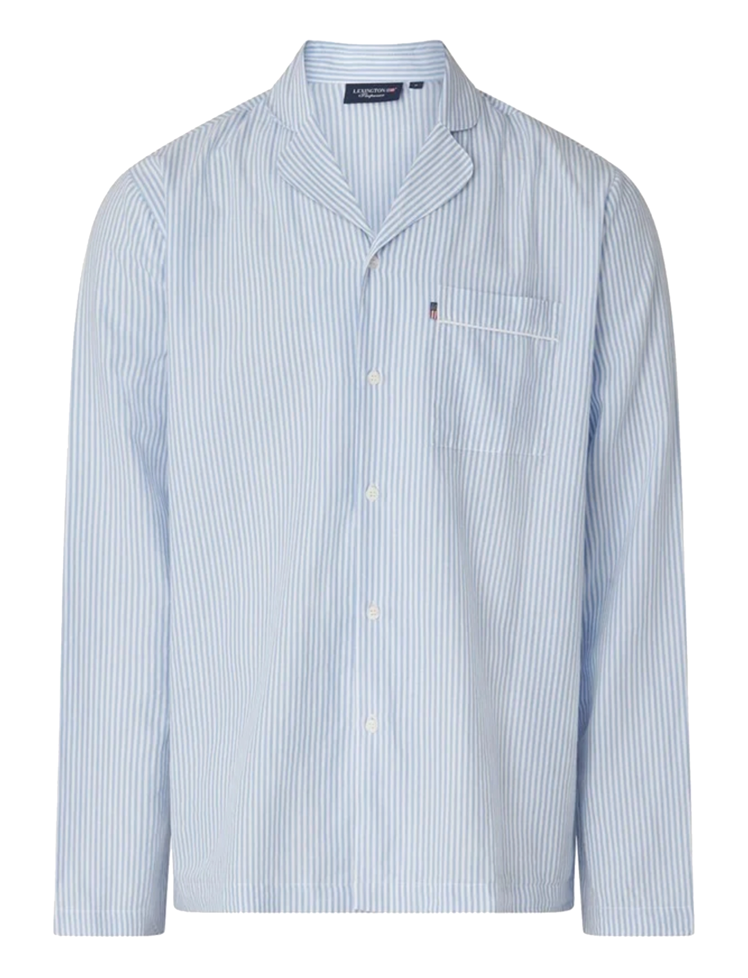 Lexington Home ICONS Eddie Organic Cotton Light Oxford Pajama - Lexington Home - BLUE/WHITE / blue