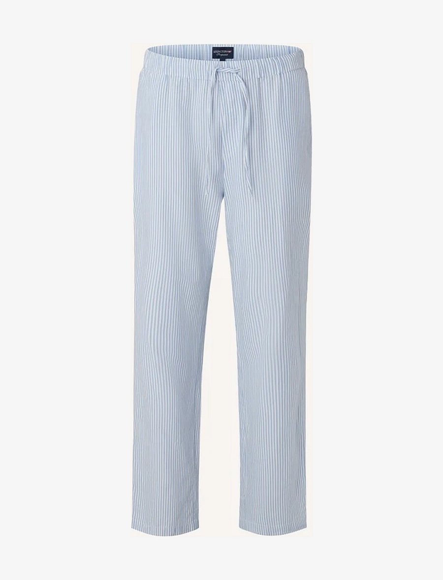 Lexington Home - ICONS Eddie Organic Cotton Light Oxford Pajama - nach preis einkaufen - blue/white - 2