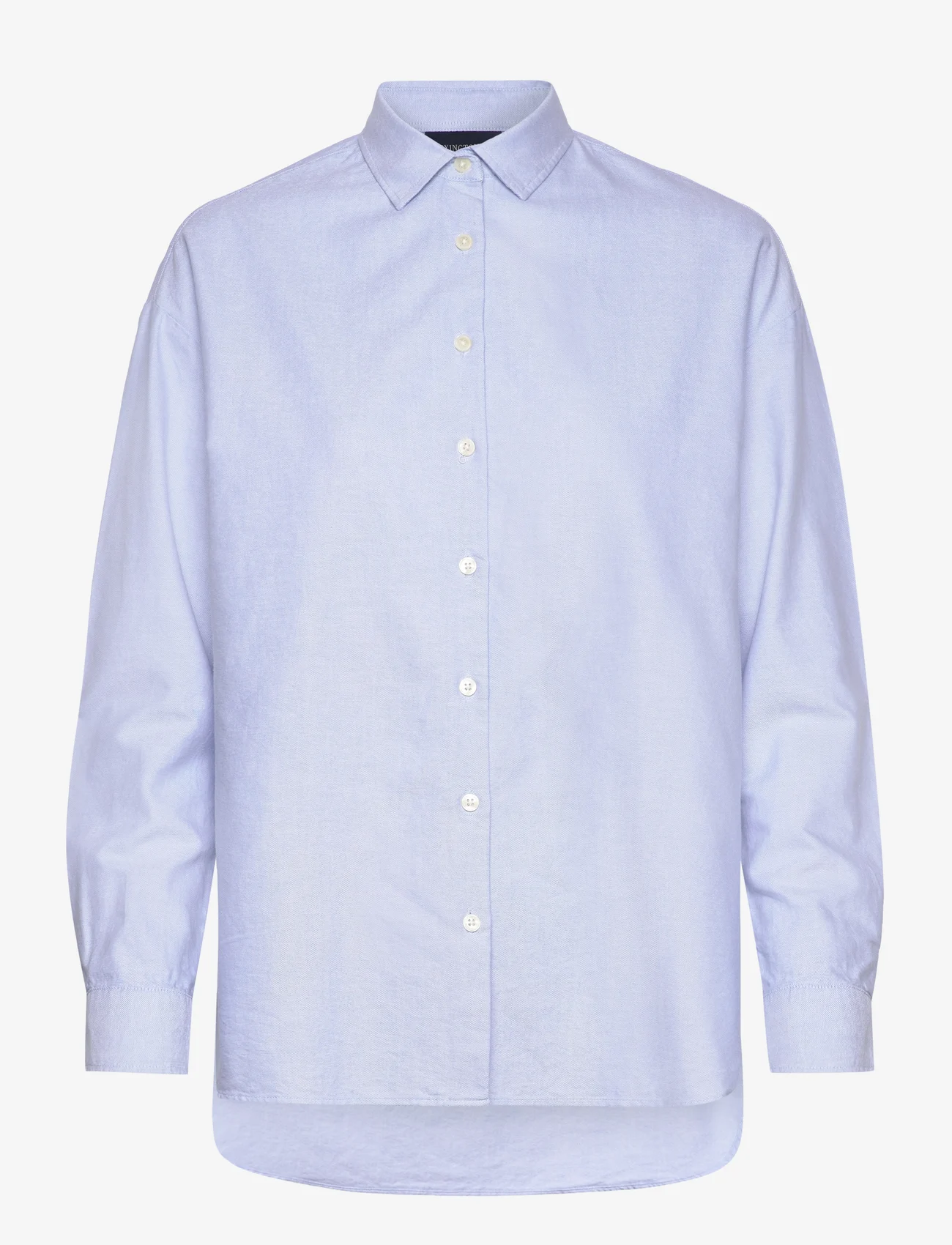 Lexington Clothing - Edith Organic Cotton Oxford Shirt - long-sleeved shirts - light blue - 0