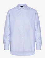 Edith Organic Cotton Oxford Shirt - LIGHT BLUE