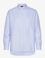 Lexington Clothing - Edith Organic Cotton Oxford Shirt - langærmede skjorter - light blue - 0