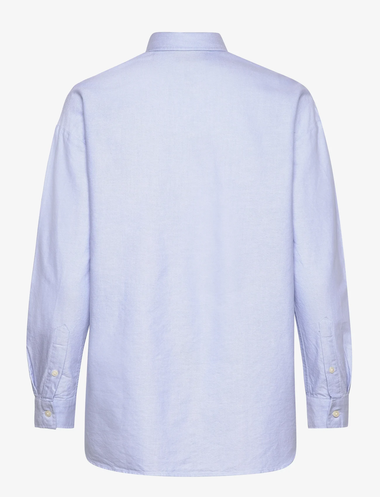 Lexington Clothing - Edith Organic Cotton Oxford Shirt - langærmede skjorter - light blue - 1