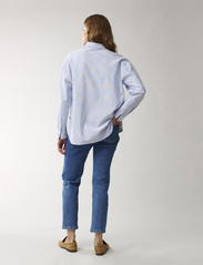 Lexington Clothing - Edith Organic Cotton Oxford Shirt - langermede skjorter - light blue - 3