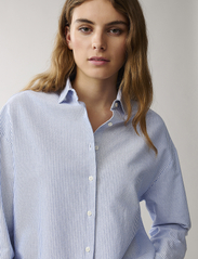 Lexington Clothing - Edith Organic Cotton Oxford Shirt - langermede skjorter - light blue - 4