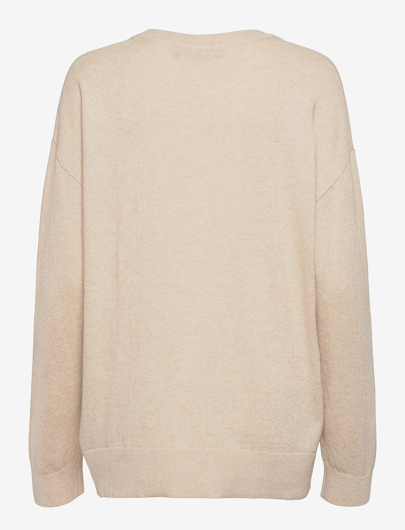 Lexington Clothing - Lizzie Organic Cotton/Cashmere Sweater - trøjer - light beige melange - 1
