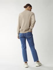 Lexington Clothing - Lizzie Organic Cotton/Cashmere Sweater - trøjer - light beige melange - 3