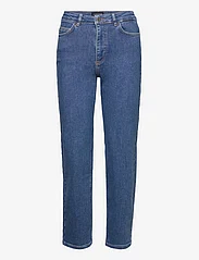 Lexington Clothing - Natalia High-Rise Straight-Leg Jeans - tiesaus kirpimo džinsai - medium blue - 0