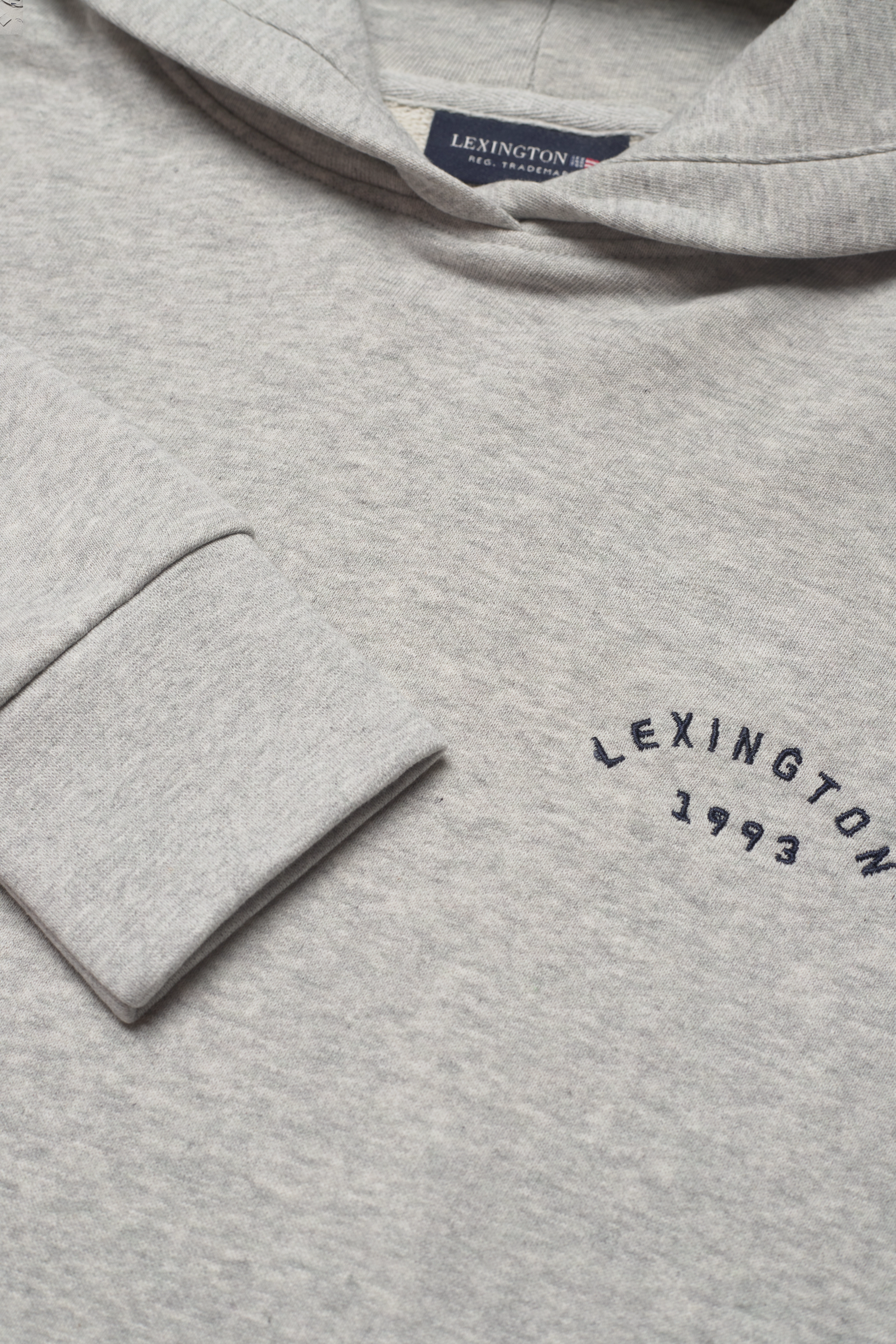 Lexington Clothing - Alexa Cotton Hood - kapuzenpullover - gray melange - 2