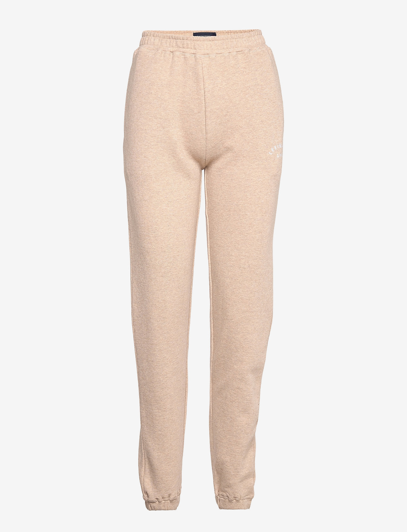 Lexington Clothing - Noelle Cotton Pants - sweatpants - beige melange - 0