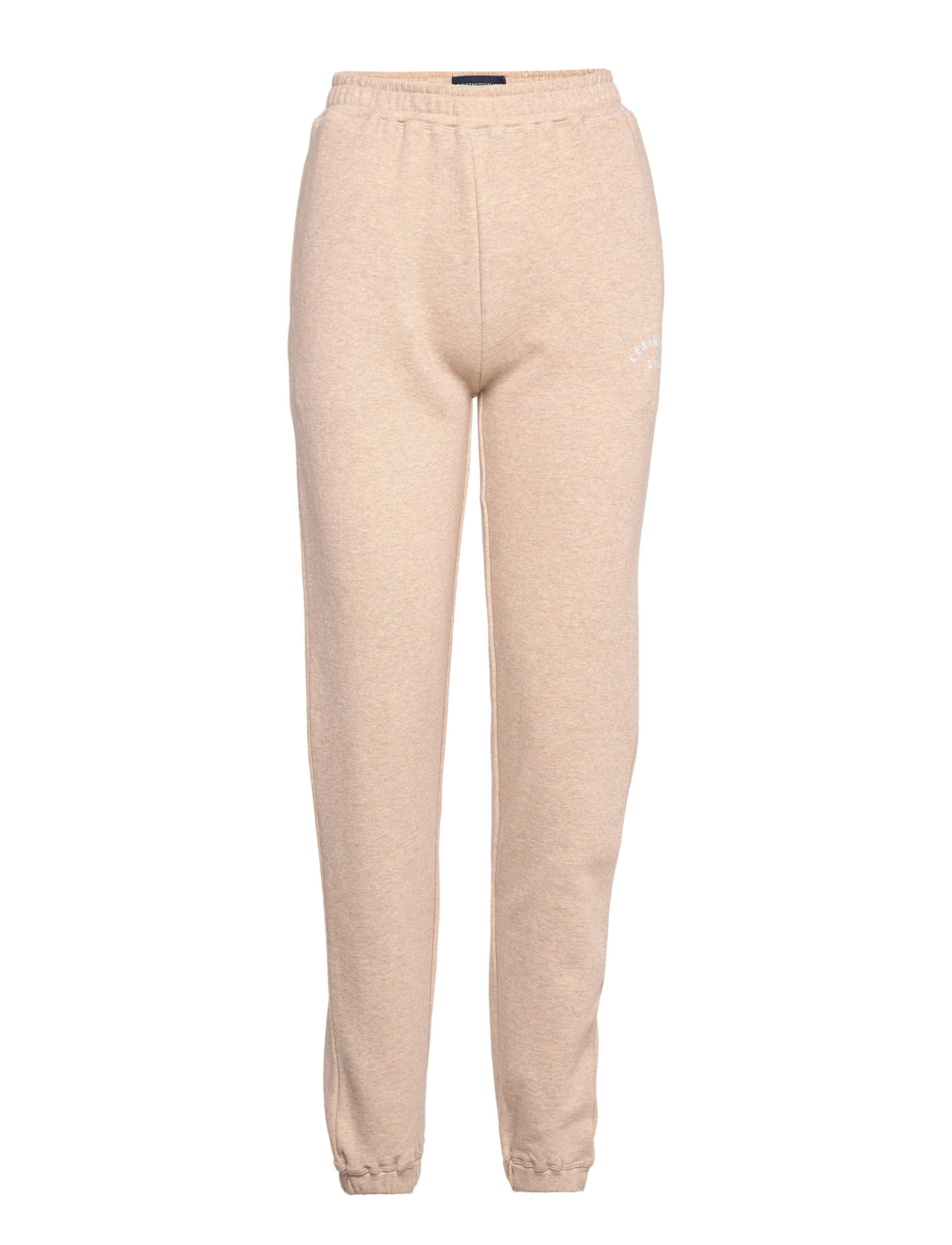 Lexington Clothing Noelle Cotton Pants - Tøj - BEIGE MELANGE / beige