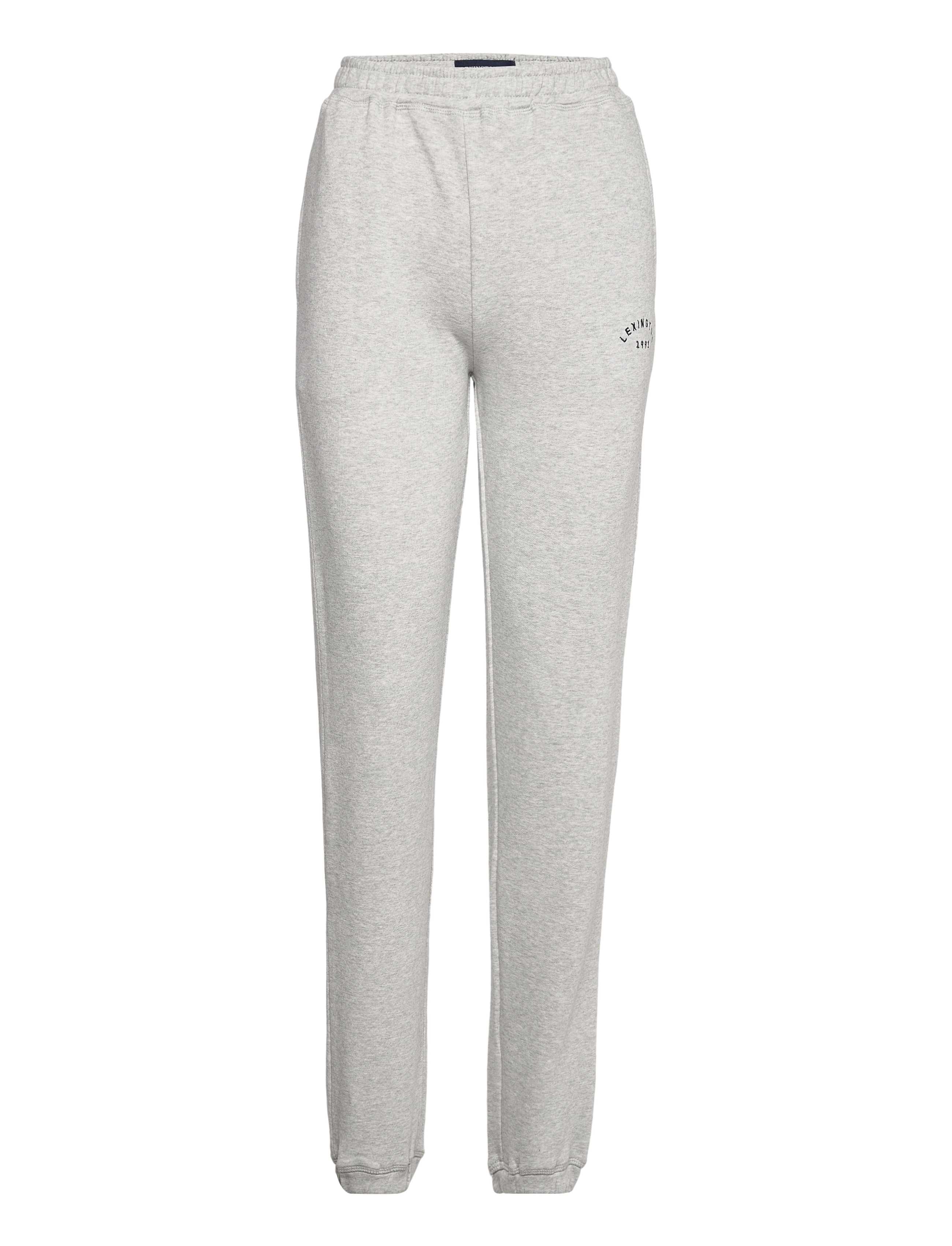 Lexington Clothing Noelle Cotton Pants - Tøj - GRAY MELANGE / grey