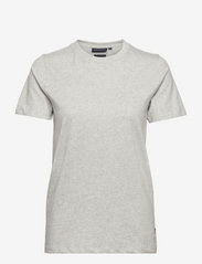 Lexington Clothing - Stephanie Organic Cotton Tee - t-shirts - gray melange - 0