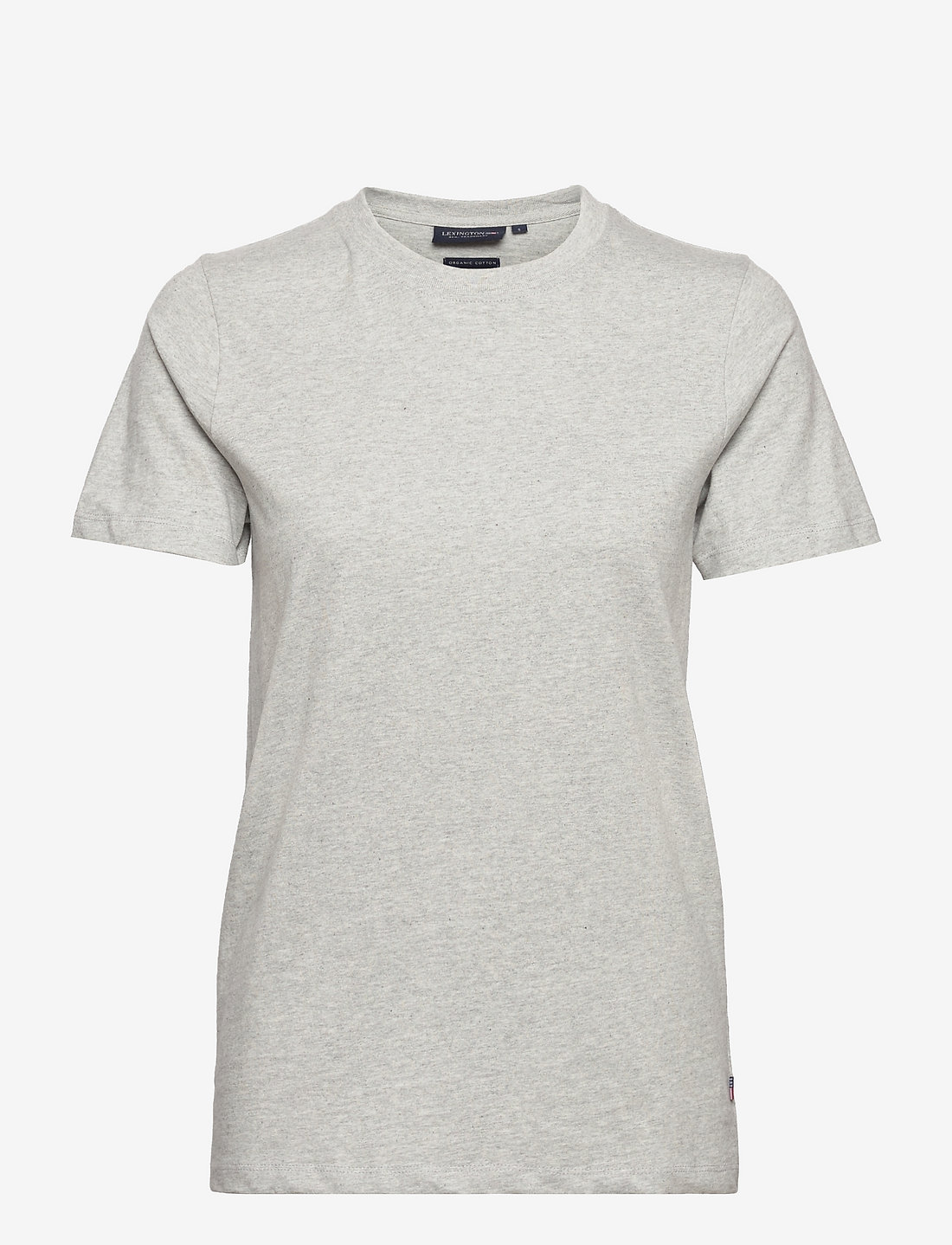 Lexington Clothing - Stephanie Organic Cotton Tee - t-shirts - gray melange - 0