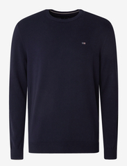 Bradley Cotton Crew Sweater - DARK BLUE