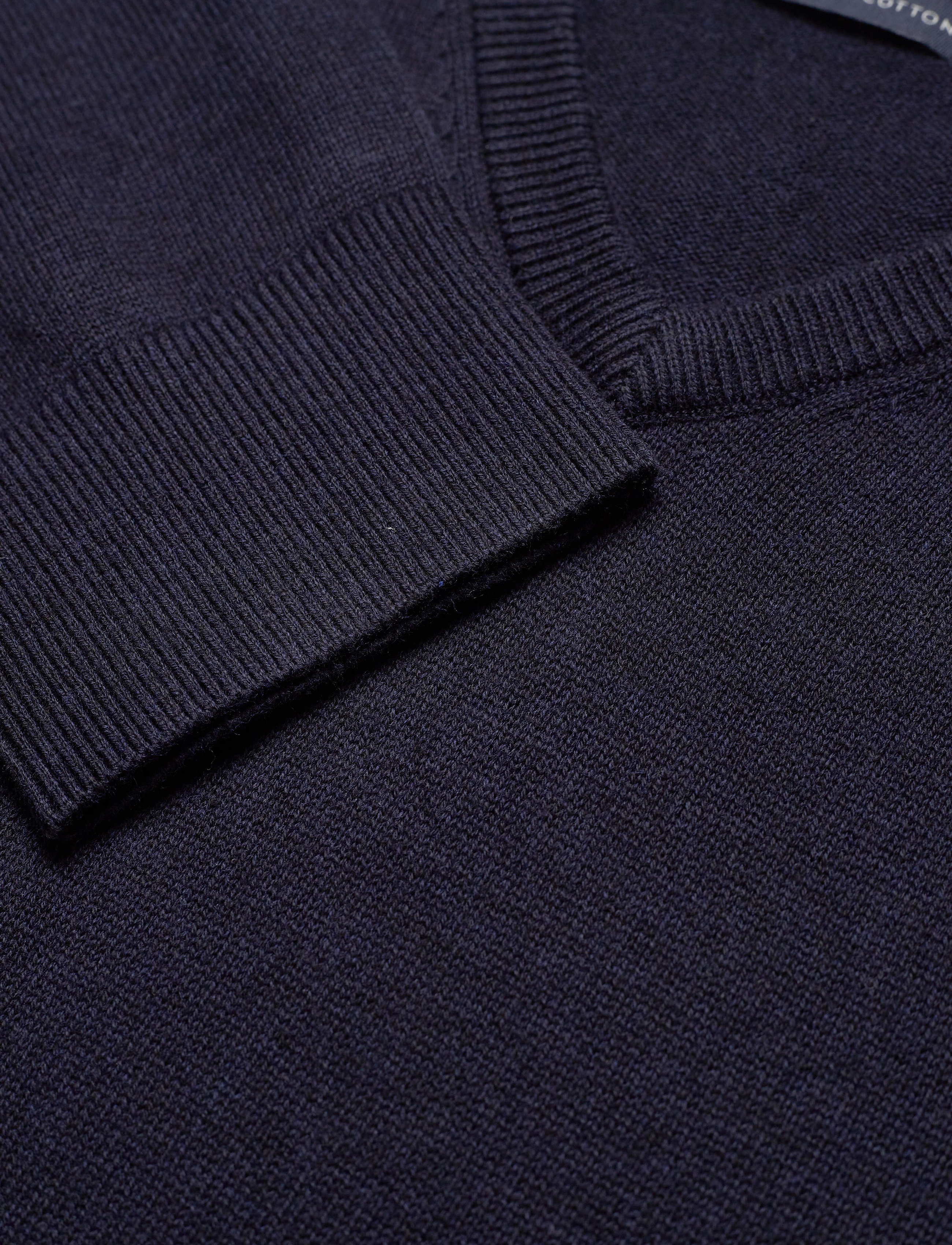 Lexington Clothing - Allen V-Neck Sweater - dark blue - 2
