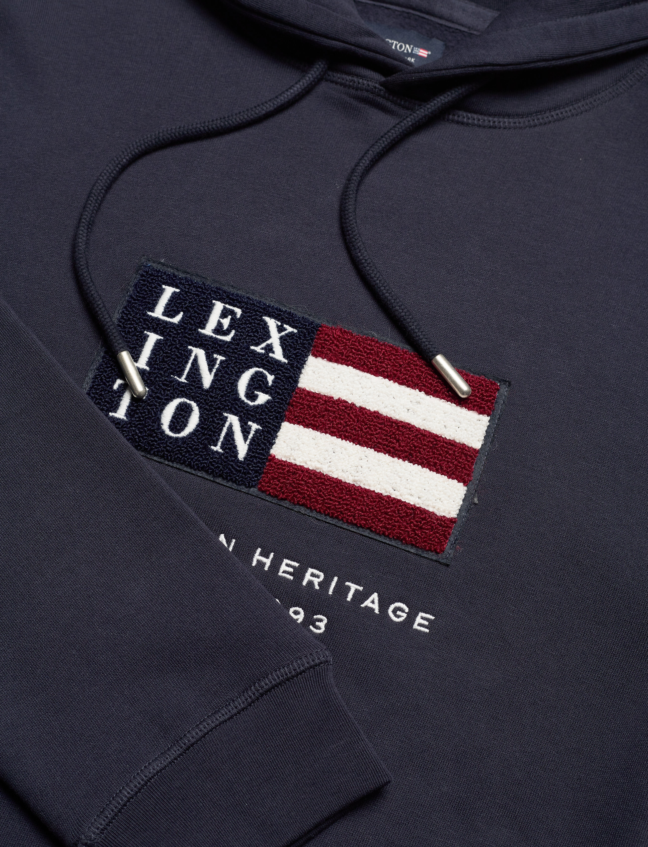 Lexington Clothing - Perry Organic Cotton Hood - kapuzenpullover - dark blue - 5