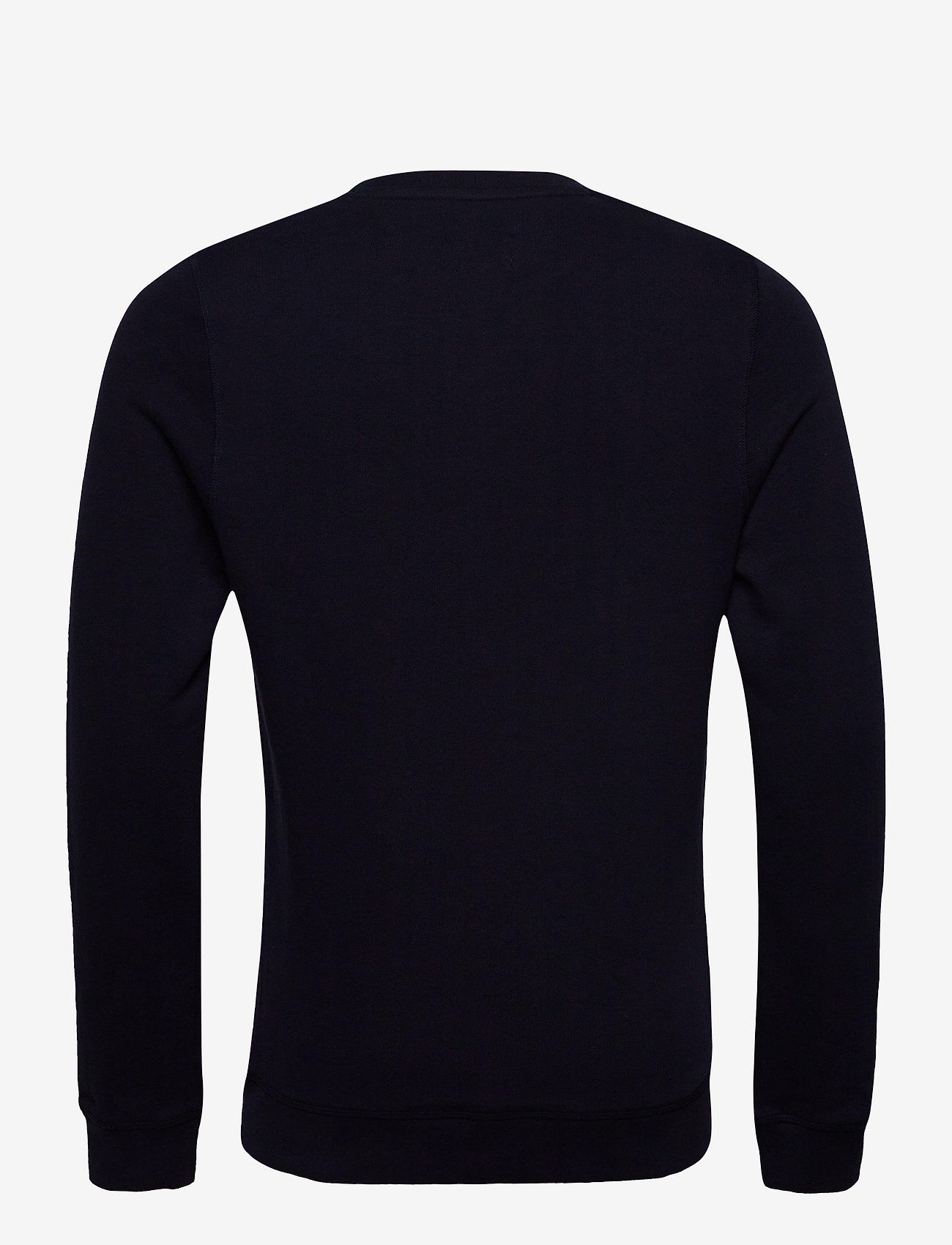 Lexington Clothing - Barry Organic Cotton Sweatshirt - medvilniniai megztiniai - dark blue - 1