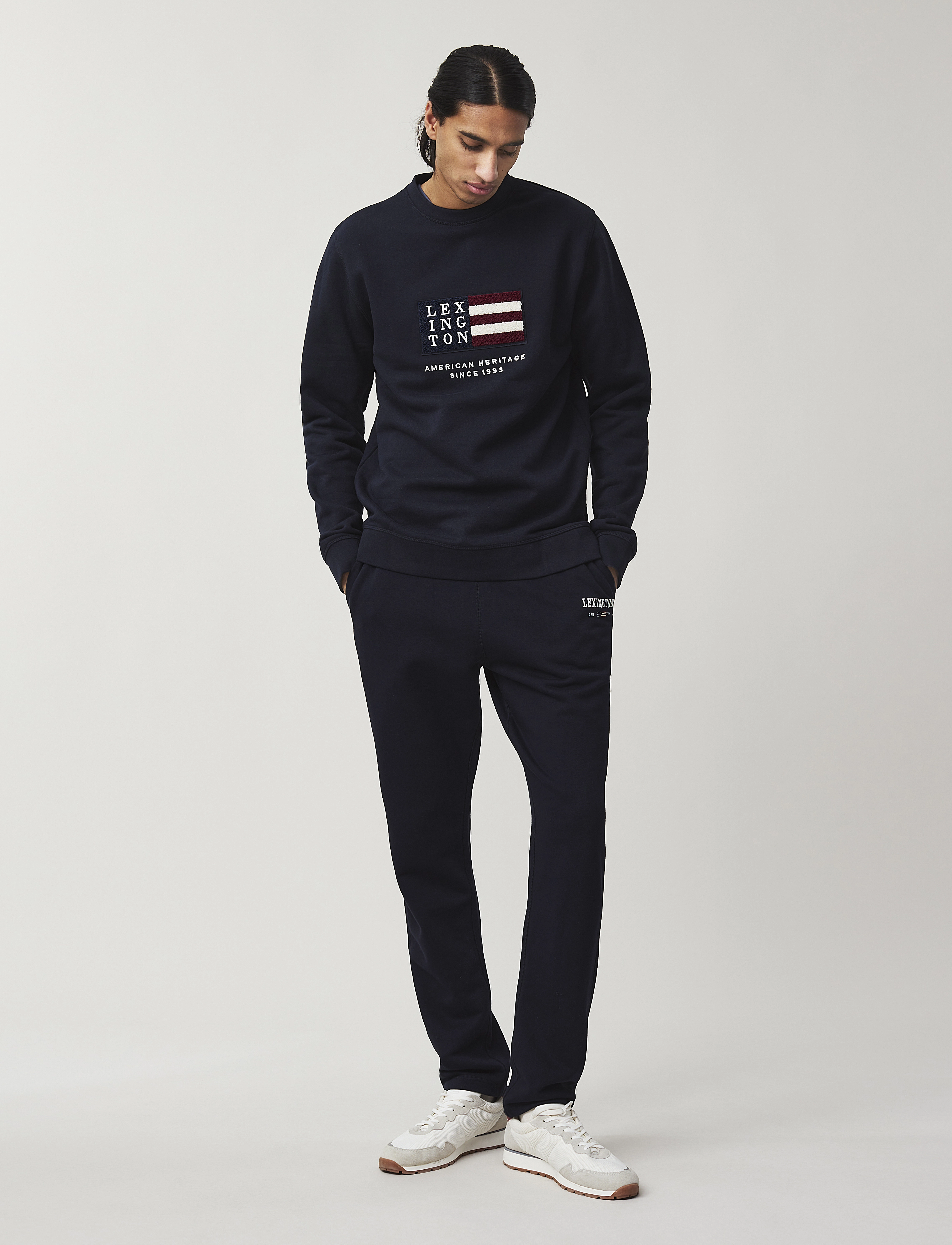 Lexington Clothing - Barry Organic Cotton Sweatshirt - dark blue - 2