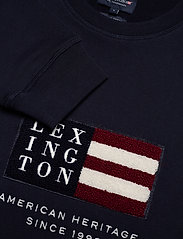 Lexington Clothing - Barry Organic Cotton Sweatshirt - swetry - dark blue - 5