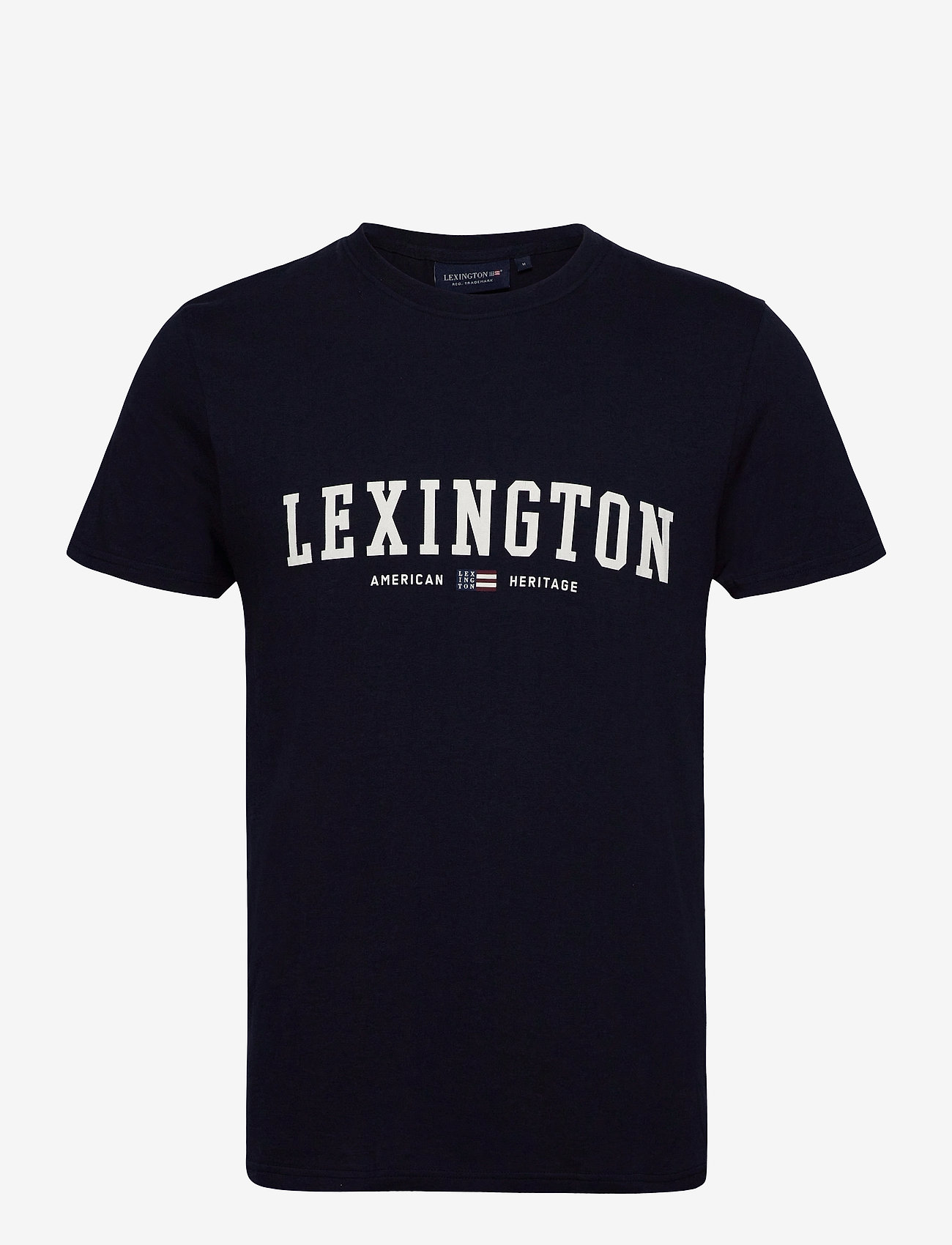 Lexington Clothing Justin Organic Cotton Tee - Tøj - DARK BLUE / blue