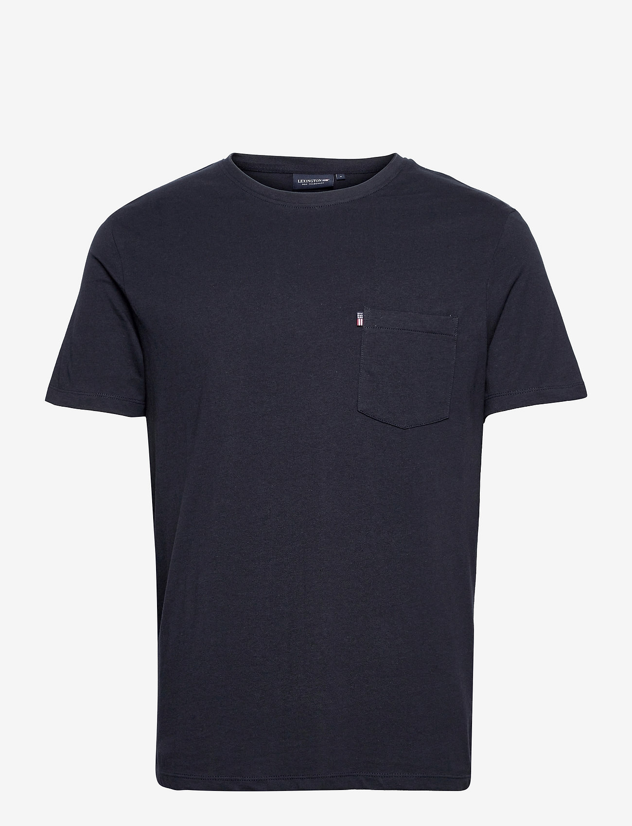 Lexington Clothing - Travis Organic Cotton Tee - basic t-shirts - dark blue - 0